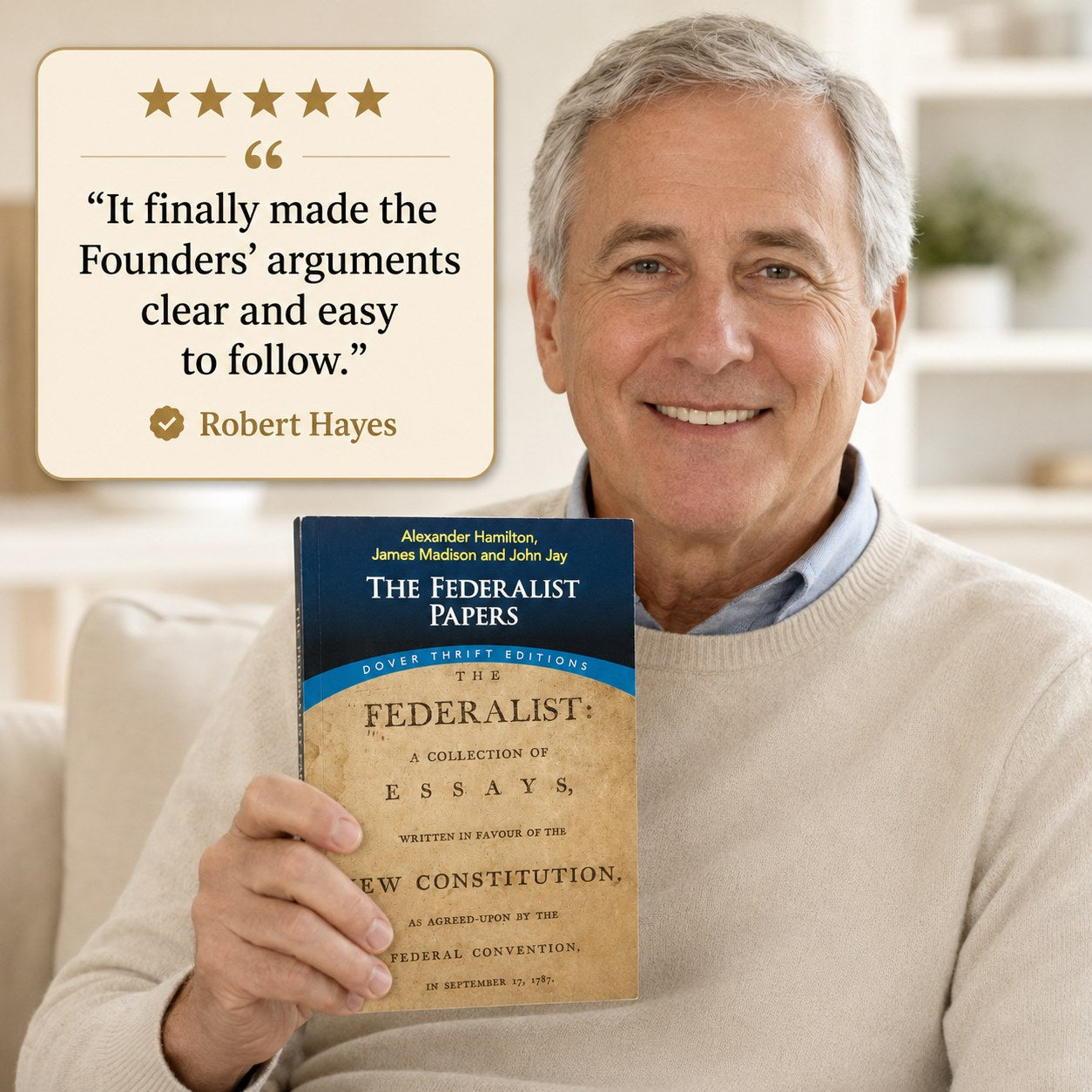 Reader testimonial for The Federalist Papers